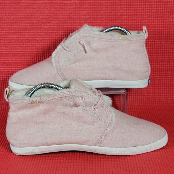 Keds Chillax Pink Lined Chukka Style Booties - Women's 7.5 - Picture 1 of 8